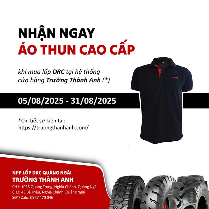 Chương trình tặng áo thun DRC tại Trường Thành Anh