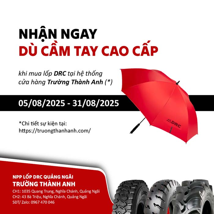 Chương trình tặng dù DRC tại Trường Thành Anh