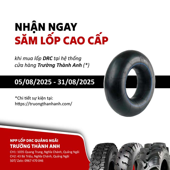 Chương trình tặng săm DRC tại Trường Thành Anh